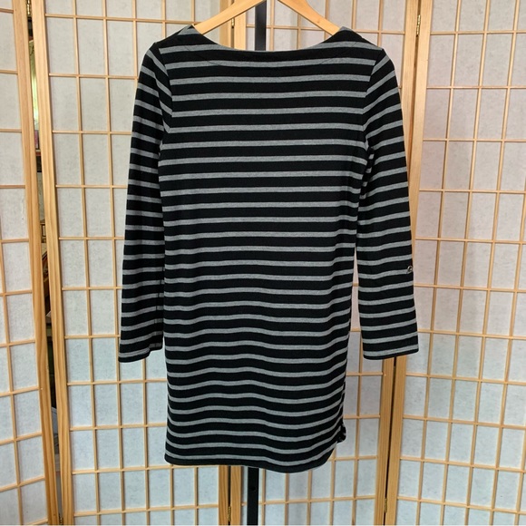 Merona Long Sleeve Striped Jersey Knit Dress - Picture 7 of 11